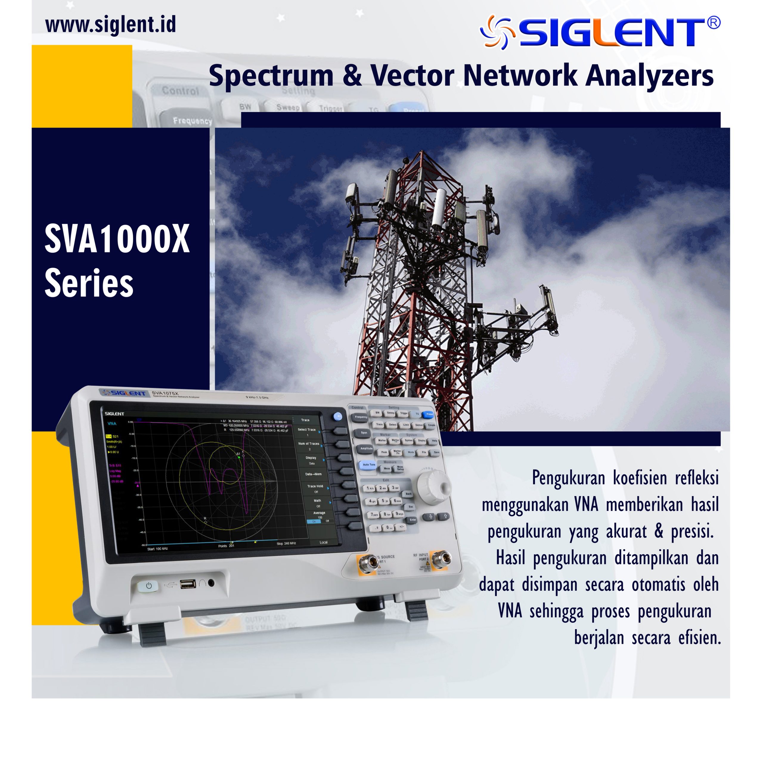 Spectrum & Vector Network Analyzer SVA1000X