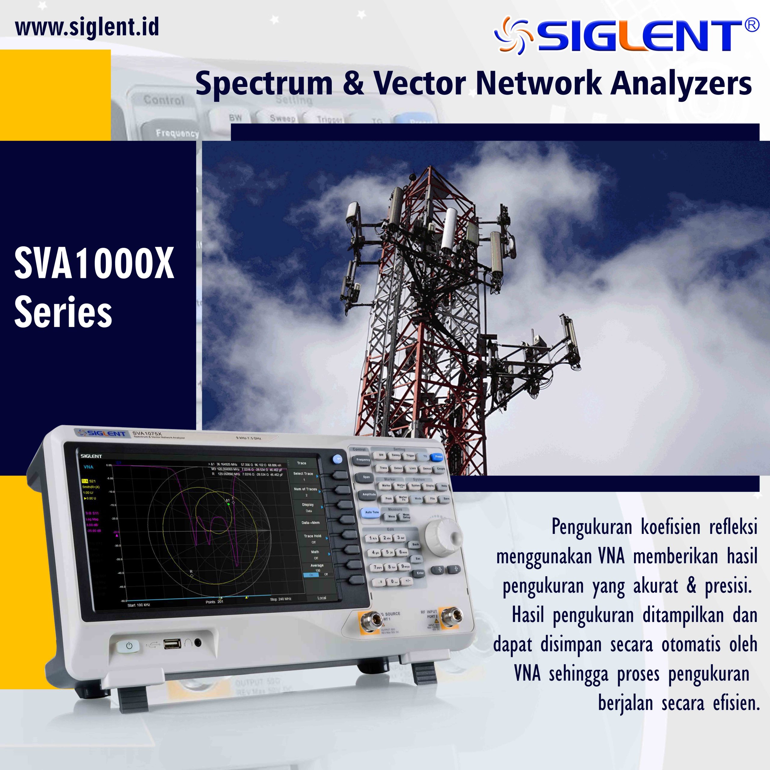 Spectrum & Vector Network Analyzer SVA1000X